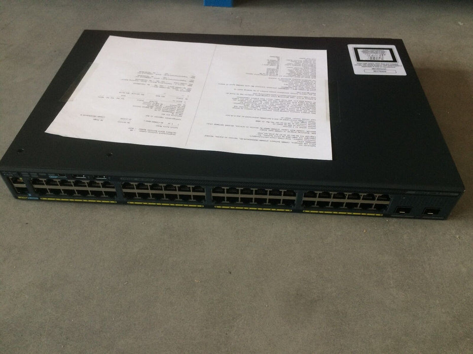 CISCO WS-C2960X-48TD-L - Esphere Network GmbH - Affordable Network Solutions 